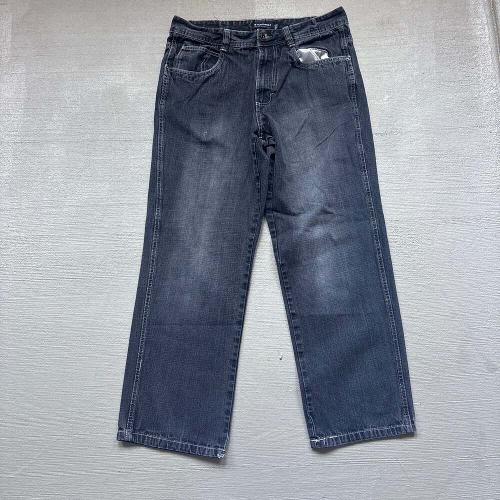 SouthPole Wide Leg Jeans Men Resized 32